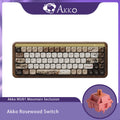 Akko MU01 ANSI/MU02 ISOMountain Seclusion Wooden Mechanical Keyboard Hot-swap BT 5.0 2.4G Wireless Type-C Wired Gaming Keyboard