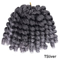 Ombre Braiding Hair Jumpy Wand Curl Crochet Braids Synthetic Crochet Hair Extension for Black Women Jamaican Bounce Curly Hair