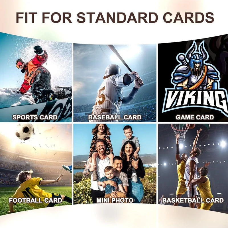 1000 Card Sleeves & Top Loaders for Trading Cards, Penny Sleeves for Sports Cards, Baseball, Football, Game Cards