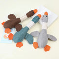 Eco - Friendly Plush Duck Dog Toy with Squeaker for Chewing and Teething - Interactive Pet Supplies Cat Dog Toys
