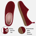 Litfun Fur Cotton Slippers Winter Warm Women Men Home Felt Cozy Shoes Indoor Soft Sole Non Slip Slides Plush Heel Wrap Slippers