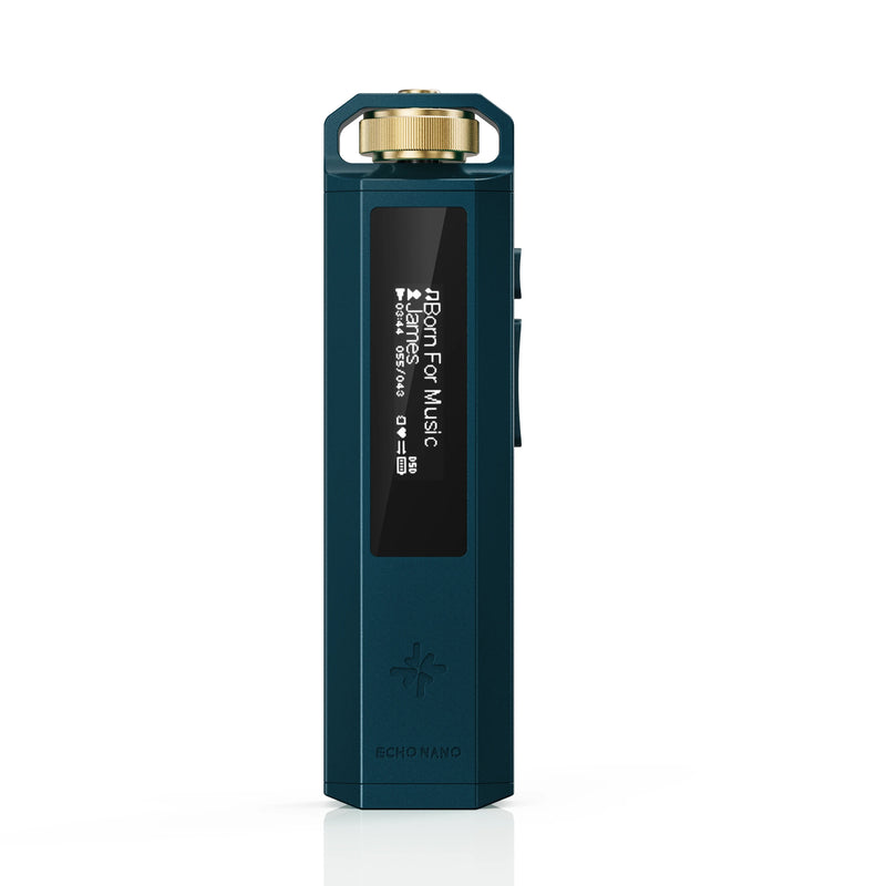 FiiO ECHO NANO Retro Music Player, Pocket-Sized HiFi MP3 Player with OLED Display, USB DAC, Lossless Audio