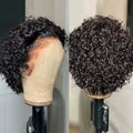 Pixie Cut perruque Short Curly Human Hair Wigs perruque bresillienne Cheap Remy Hair 13X1 Transparent Lace Wigs For Women Sale