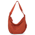 Trendy Women's Soft Cloth Shoulder Bag Solid Color Student Casual Style Big Handbags Crossbody Bags for Women Shoulder Hobos Bag