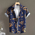 Summer Men's Social Casual Hawaiian Floral Short Sleeve | SAMAG