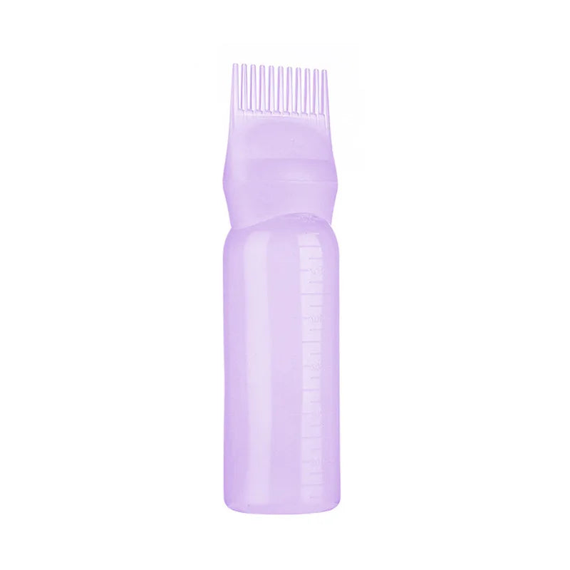 WANMEI 1/2pcs Refillable Continuous Spray Bottles with Root Comb Applicator - Fine Mist Sprayer for Hairstyling Hair Dye Bottle