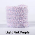 1 Pair Plush Fluffy Shoelaces 1CM Wide Round Laces Sneakers Casual Shoes AJ/AF1 Shoelaces 100/120/140/160cm Shoes Accessories