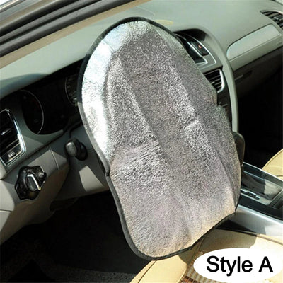 Car Steering Wheel Sun Shade Double Thick Protection | SAMAG