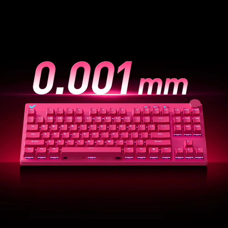 MCHOSE Mix 87 Magnetic Switch Gaming Keyboard Hall Effect 0.08ms Ultra-Low Latency 0.001mm Precision Office Wired Keyboard