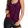 Women Tankini Bikinis Set Swimsuit Racerback Cover-ups | SAMAG