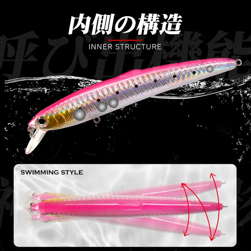 Hunthouse Saruna Minnow 90&125&147mm Floating Lure - View 2 | SAMAG