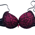 Cotton Deep V Lace Surface Push Up Sexy Bra Panty Sets Matching Bow G-string Comfortable Underwear Women Lingerie Set Intimates