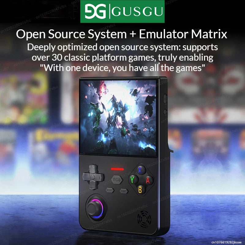 New Handheld Game Console 4.5 inch IPS Screen Linux Retro Video Games Player 4000mAh Long Standby Supports Many Classic Game H7