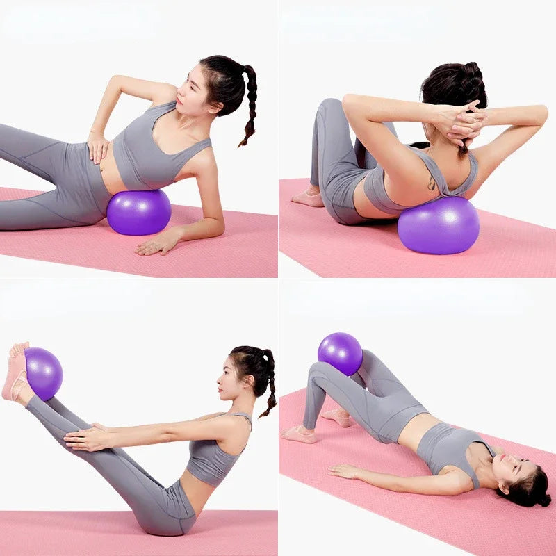25cm Mini Yoga Ball Pilates Exercise Gymnastic Fitness Balance Core Indoor Training Explosion-proof Ball Home Exercise Equipment