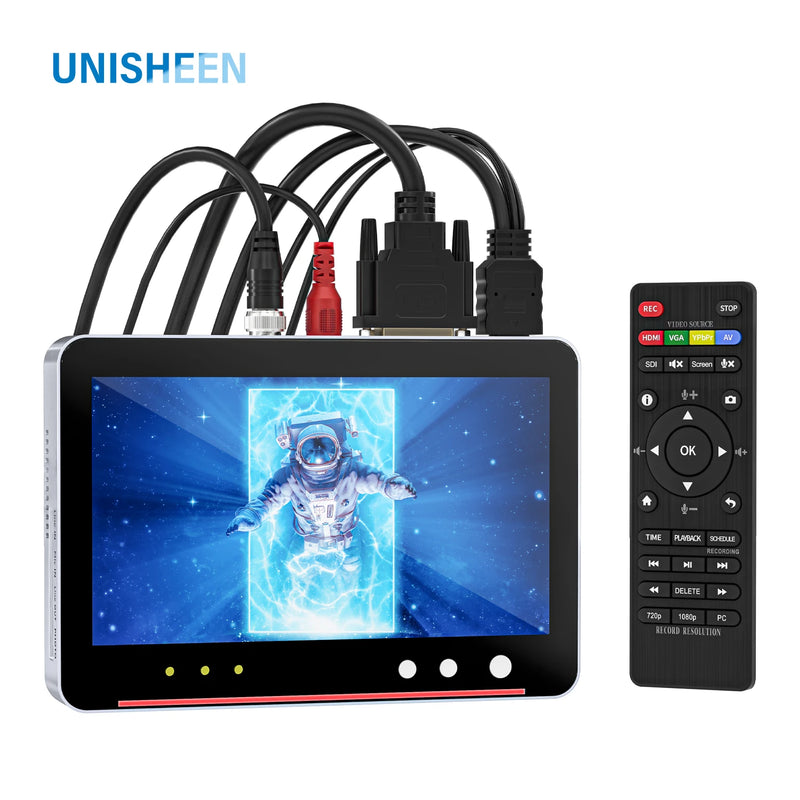 UNISHEEN Medical Endoscope 4K Video Recorder for Gynecology and Laparoscopic Camera System Capture Box Card