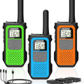 2/3/4 Pack Walkie Talkies for Adults and Kids, Long Range Rechargeable 2 Way Radios with VOX for Camping Hiking Cycling