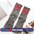 Pairs Man Toe Sport Socks Short Cotton Striped Colorful | SAMAG