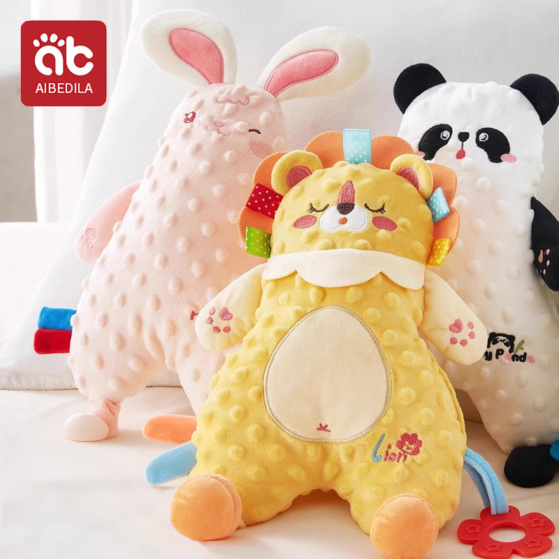 Baby Comforter Blanket Plush Stuffed Animal Security Blanket for Babies Soothe Appease Towel Soft Plush Newborn Sleeping Dolls