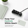 Macropad Macro Programming Keyboard RGB Mini Hot Swap Gaming Custom Knob Keypads Red Switch 3 Keys For - Visuel 5 | SAMAG
