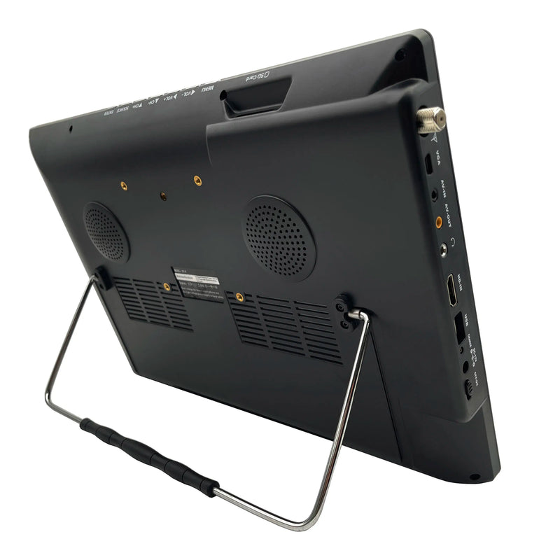 14 Inch Portable Digital TV DVB-T2 ATSC ISDB-T Rechargeable LED Television for Car Camping Outdoor Travel Multimedia Player