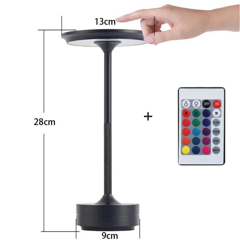 Rechargeable 5V Creative Table lamps For Home Office Restaurant Bar Decoaration Study Touch Led Desktop Night Light