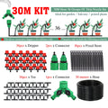 50-5M 1/4'' Hose Adjustable Drippers Automatic Watering Kit for Garden Greenhouse Home Outdoor Sprinkler Drip Irrigation System