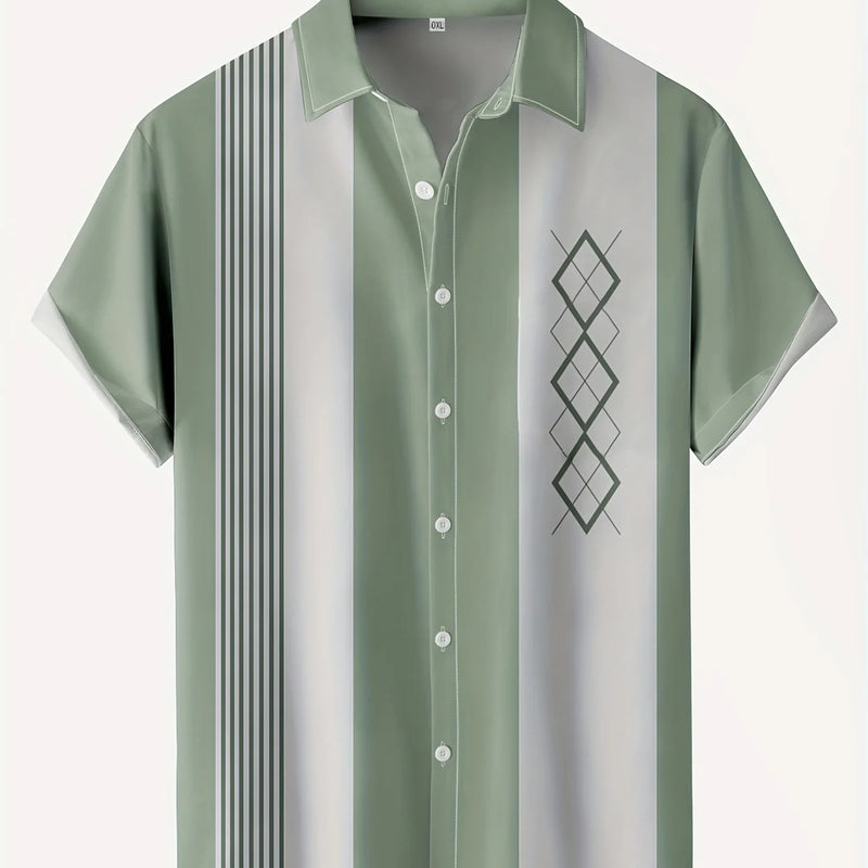 New Hawaii Men's Vintage Shirts Casual Breathable Short | SAMAG