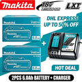 Original Makita 6Ah for Makita 18V Battery BL1830B BL1850B BL1850 BL1840 BL1860 BL1815 Replacement Lithium Battery