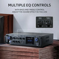 2000W 220-240V  Digital Power Amplifier Audio Karaoke Home Theater Music Center Bluetooth Remote Control FM Microphone Support