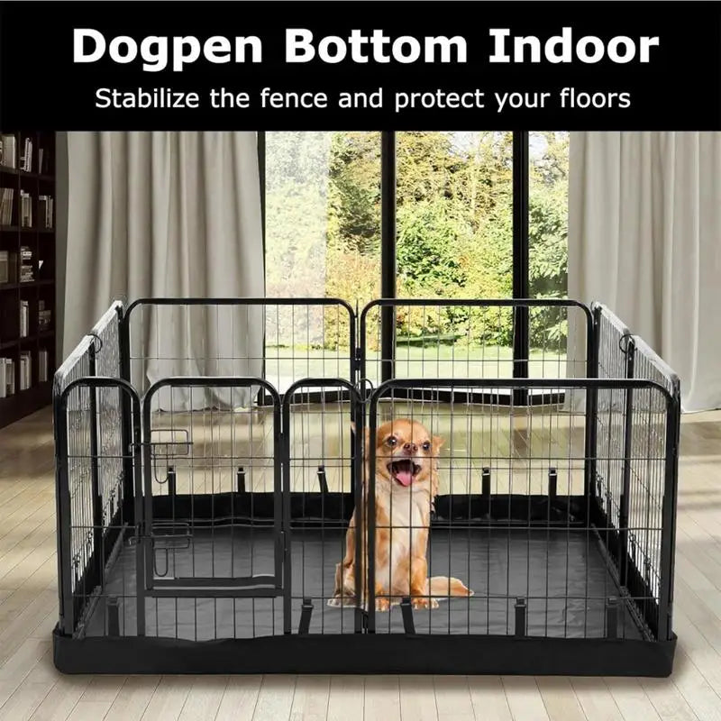 Dog Pen Mat Heavy Duty Large Dog Playpen Mat Pet Exercise Run Enclosure Fence Mat Waterproof Oxford Cloth Pet Cage Mat Pet Suppl