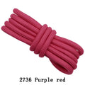 Coolstring Extra Long 5mm Round Shoelaces Sports Laces Colorful Pink Shoestrings Ropes for 350 High Boots 700 Roller Skates