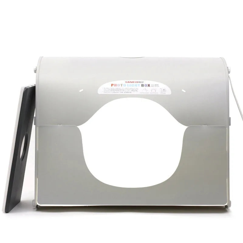 SANOTO Photograph Lightbox Photo Studio Manicure Foto Softbox  LED Photo Light Box Dimmable Tabletop Shooting Tent Kit