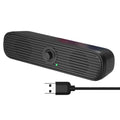 VIKEFON Surround Desktop PC Speaker Home Stereo 3.5Aux USB Soundbar System Computer TV Phone HIFI Subwoofer Wired Strong Bass