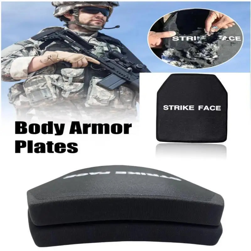 Level 3 Pure PE Protective Board 25X30CM Defense Board Tactical Plug-in Board Backpack Deck Defense Shield Self-Defense