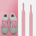 Flat Shoelaces Solid Neutral Color Replacement Shoe Strings Suitable for Sneakers Dad Shoes