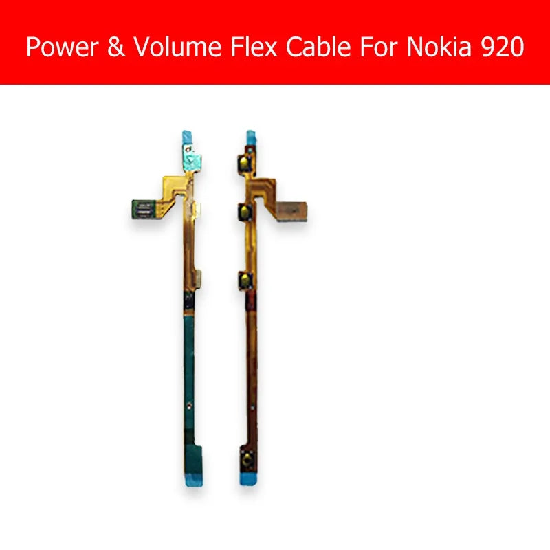Up/down Volume Flex Cable For Nokia Lumia 720 640XL 1520 920 950XL 820 640 950 1020 925 625 1320 Power Side Key Flex Cable