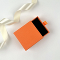1PCS Free Custom Logo Paper Box Necklace Ring Box With Sponge Drawer Box Personalized Exquisite Jewelry Packaging Pack 8*8 10*10