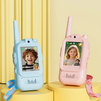Children's Video Walkie-Talkie 2-Pack with Display Screen | SAMAG