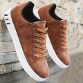 Black Vulcanized Sneakers Men's Flats Comfortable Shoes Lace up Zapatillas Hombre Autumn Spring Fashion Sneakers Plus Size 39-48