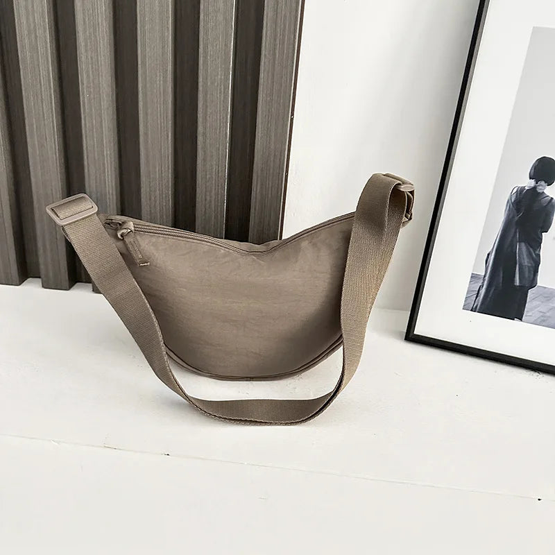 Casual Nylon Hobos Crossbody Bag for Women Designer Shoulder Bags Large Capacity Tote Lady Travel Shopper Bag Female Purses 2025