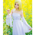 Hot Anime Elaine Cosplay Costume Party Lolita White Dress Custom-made Fit For You for Halloween Christmas