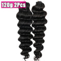 Ocean Wave Crochet Braids Miracle Knots Crochet Human Hair Pre-Separated Invisible Knotless Loose Deep Wave Feather Crochet Human Hair Bundles For Black Women Ocean Wave Humain Crochet Hair 16 To 26 Inch 60g/pcs 240g For A He