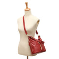 Zency Elegant Women Red Leather Handbag 100% Genuine Leather Lady Hobo Bag Charming Ring Medium Shoulder Bag Bright Yellow Bags