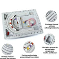 Beading Design Board Bracelet Necklace Organizer Tray Measuring Tool DIY Jewelry Making Accessory Supplies Artistry Bead Board
