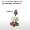 AJAZZ AK690 65% Mechanical Keyboard Wired USB Plug and Play Full-key Hot-Swap Mixed Light 68 Keys Gaming Keyboard for Laptop PC