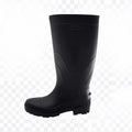 Mens PVC Rain Boots Heavy Duty Waterproof Work Shoes Non Slip Rubber Sole Industrial Construction Outdoor Fishing High Tube