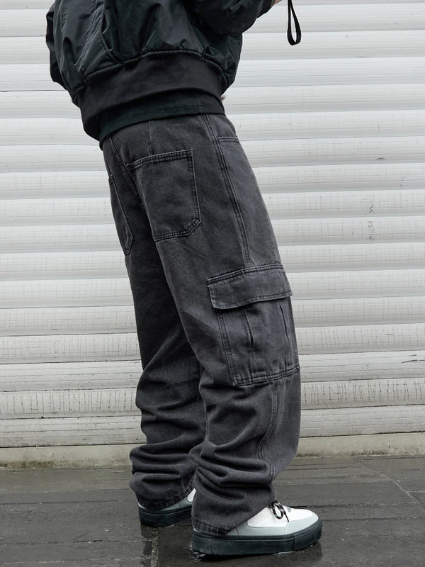 Y2k New Baggy Jeans Male Hip Hop Harajuku Trousers Wide | SAMAG