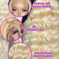 613 Hd Lace Frontal Wig 13x6 Body Wave Wig Raw Hair Vietnamien PrePlucked Blonde 13x4 Lace Front Wig Human Hair 360 Lace 30" 40"