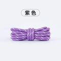 Length 100cm DIY Freedly Round Leather Colorful MIU Shoelaces Canvas Casual  Boots Shoe Laces Rope Shoestrings