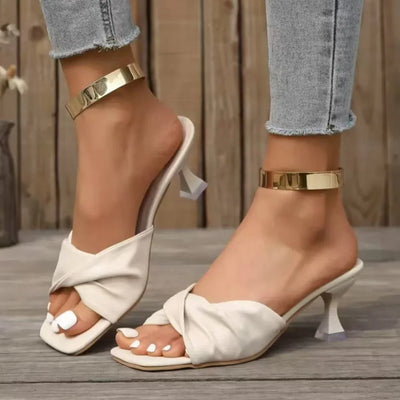 Fashion Summer Women Shoes New Handmade Square Open Toe | SAMAG